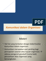 Komunikasi Dalam Organisasi