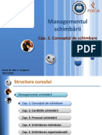 Cap. 1. Conceptul de Schimbare PDF