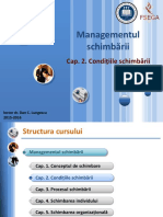 Cap. 2. Condițiile Schimbării PDF