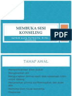 Membuka Sesi Konseling: Katrim Alifa Putrikita, M.Psi., Psikolog