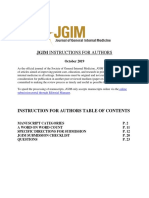 JGIM Instructions For Authors (October 2019)