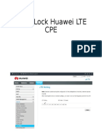 Band Lock Huawei LTE CPE