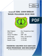 Soal Ipa Paket 1 Muba 2020