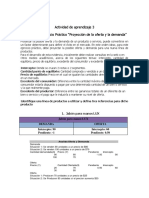 Ejercicio Proyección de La Oferta y La Demanda Sena PDF