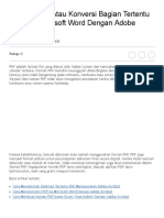 Cara Ekspor Atau Konversi Bagian Tertentu PDF Ke Microsoft Word Dengan Adobe Acrobat