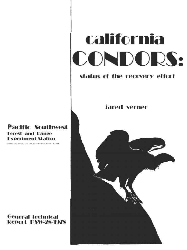 California Condor Recovery Status Report | PDF | Birds | Nest