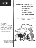 Download Forests and water effects of forest management on floods sedimentation and water supply by PACIFIC SOUTHWEST RESEARCH STATION REPORT SN45623481 doc pdf