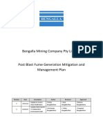 BMC Post Blast Fume Management Plan PDF