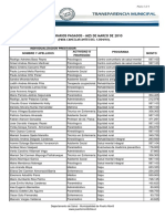 Honorarios Marzo para Transparencia Marzo 2010 PDF