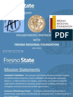 Humanics Program: Philanthropic Partnership With