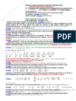 Teorie Matematică Bacalaureat 2017