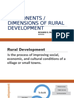 Components of Rural Development Final