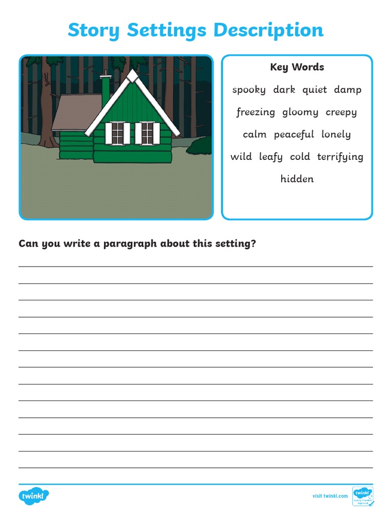 T L 8624 Story Settings Description Writing Frames - Ver - 2 PDF | PDF