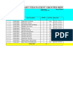 Chart Item Report Format