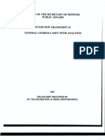 Office of The Secretary of Defense Public Affairs: 2007 Transcript Provided by DC Transcription & Media Repurposing