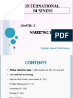 International Business: Marketing Strategy