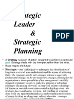 Strategic Leader & Strategic Planning