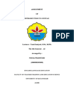 Introduction To Syntax (Sebrina Hendri Zahir)