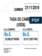 Tasa de Cambio Dicom