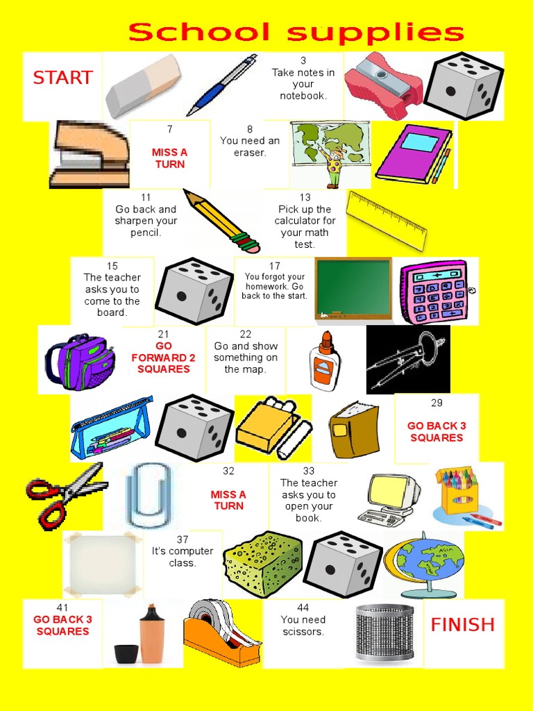 Board Game School Supplies Activities Promoting Classroom Dynamics