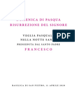 Libreto Vigilia Pascual PAPA Francisco 2020 -Italiano-