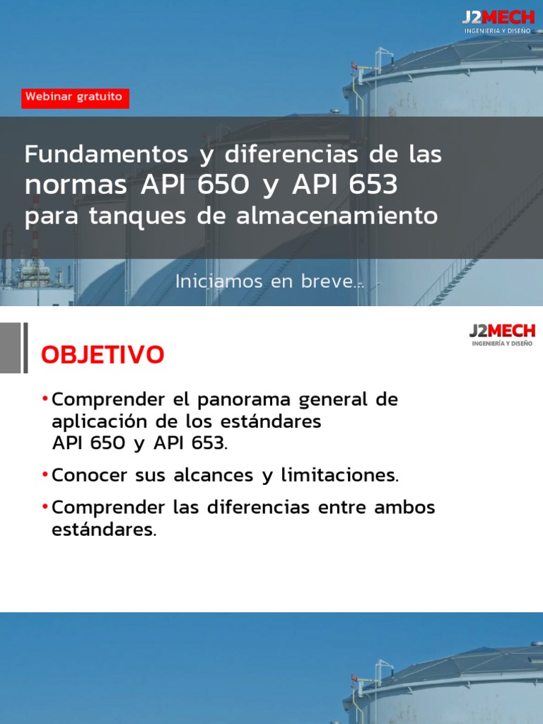 Normas API 650 y 653: Fundamentos y Diferencias | PDF | Tanques | Corrosión