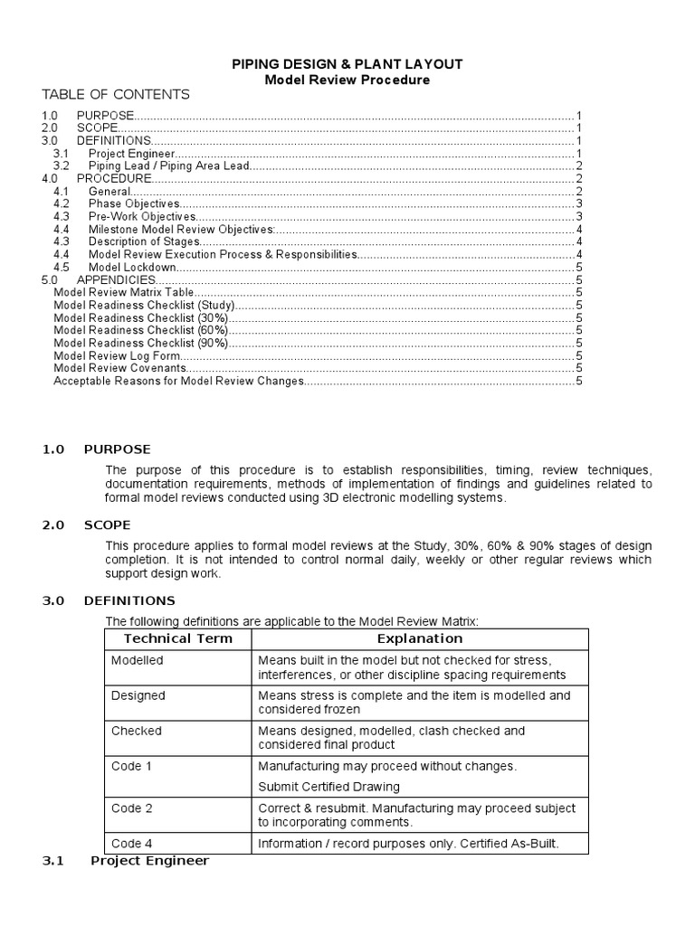 Internal Design Review Procedure | PDF | Design | Computing