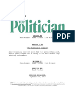 The Politician Episode Script 1 02 The Harrington Commode