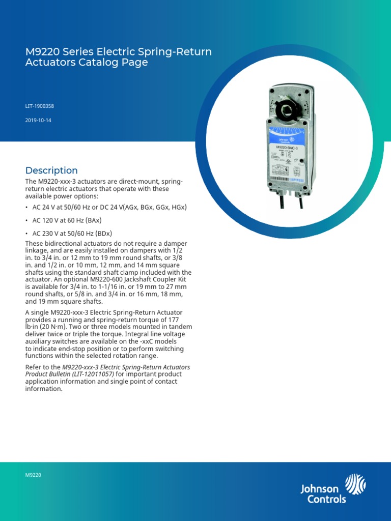 Damper Actuator PDF | PDF | Switch | Alternating Current