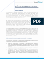 1.1 Preparación de Muestras Minerales PDF