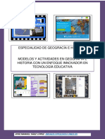 Modelos y Actividades en Geografía e Historia Con Un Enfoque Innovador en Tecnología Educativa PDF