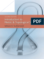 ( (Oxford Mathematics) ) Wilson A Sutherland - Introduction To Metric and Topological Spaces-Oxford University Press (2009) PDF
