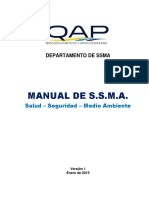 Manual de SSMA QAP Seguridad Salud y Medio Ambiente