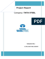 Company:-TATA STEEL: Project Report