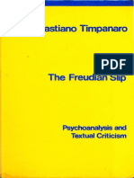 Sebastiano Timpanaro - The Freudian Slip - Psychoanalysis and Textual Criticism-NLB (1976) PDF