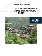 Movimientos Indigenas y El Mito Del Desarrollo Puno (2009-2010)