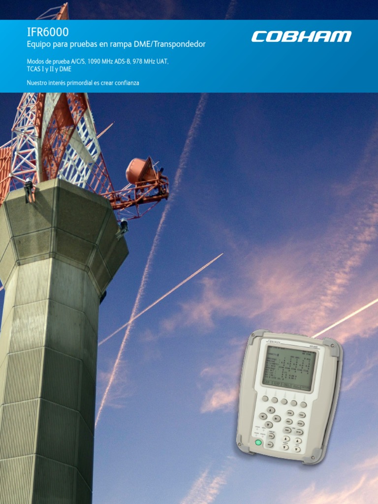 Pruebas IFR6000: Transpondedor y DME | PDF | Electrónica | Informática ...