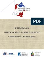 Premio 2019 Integración y Buena Vecindad