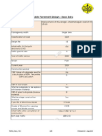 Flexible Pavement Design - Base Data: Improvements of Bhuvanagiri - Melamanagudi Road at KM 2/0-3/0