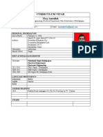 Curriculum Vitae: Ubay Amrullah