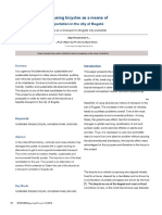 Feasibility of Using Bicycles As A Means Of: Transportation in The City of Bogotá