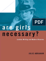 Abraham, J. (2008) Are Girls Necessary. Lesbian Writings and Modern Histories PDF