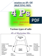 28255251 Presentation on 4ps of Marketing Mix