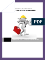 Papaye Fast Food Limited: Maintenance Management Plan