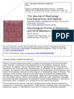 The Journal of Psychology: Interdisciplinary and Applied