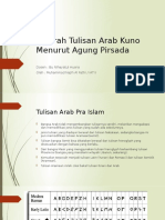 Tulisan Arab Kuno