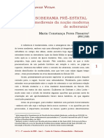 Soberania pré-estatal e as raízes medievais