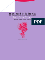 INQUIETUD DE LA HUELLA - Angel Dario Carrero