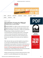 Flexivilización Cuantitativa - Quantitative Easing For Whom
