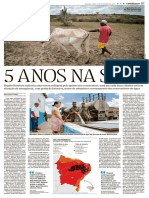 Seca no Nordeste atinge agricultor e moradores de Santa Bárbara (BA
